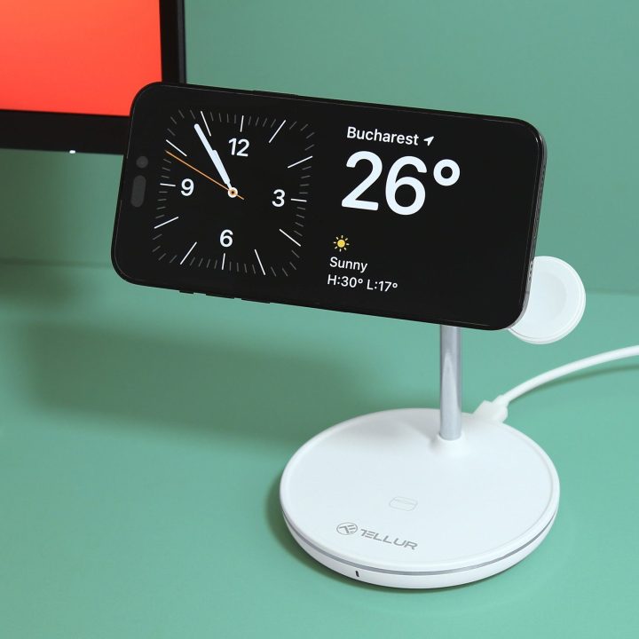Tellur 3in1 MagSafe belaidis stalinis įkroviklis