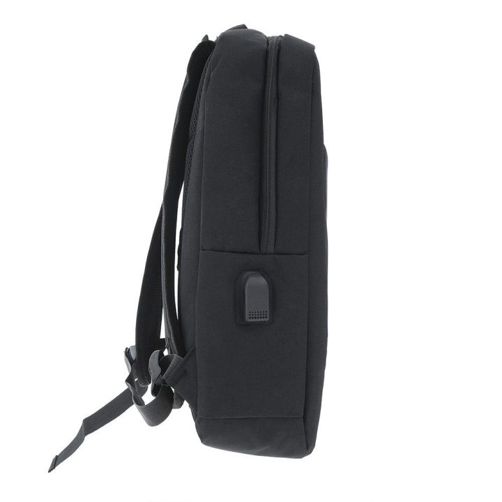 Juoda nešiojamojo kompiuterio kuprinė su USB jungtimi Tellur Nomad 15,6"