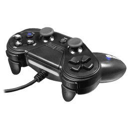 Laidinis PS4 valdiklis su 3 m kabeliu, juodas