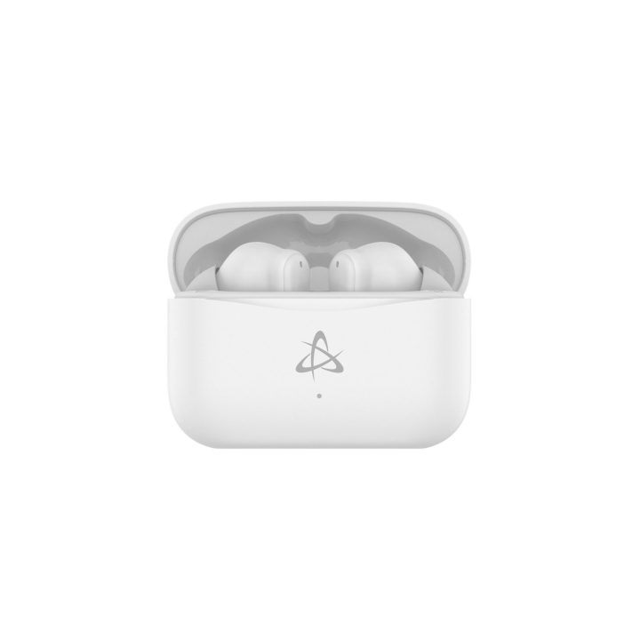 Baltos belaidės į ausį įdedamos ausinės Sbox EB-TWS101