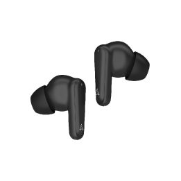 Juodos Bluetooth į ausį įdedamos ausinės