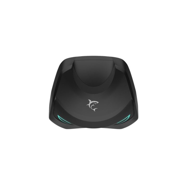 Juodos belaidės į ausį įdedamos ausinės White Shark TITAN GEB-TWS96 su ANC