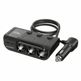 Automobilinis įkroviklis Manta MCC201T CARI PRO su USB ir cigarečių degiklio lizdais
