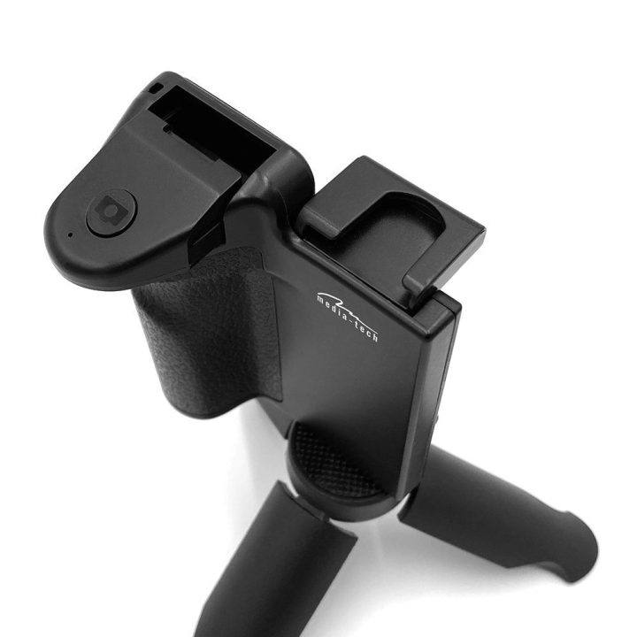 Išmaniojo telefono laikiklis su Bluetooth trigeriu ir trikoju Media-Tech Gripod 3 in 1