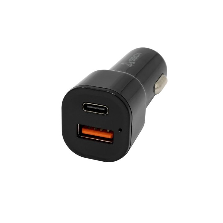 Automobilinis įkroviklis 38W, juodas