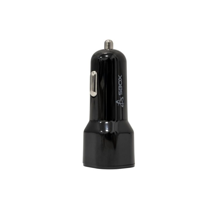 Automobilinis įkroviklis 38W, juodas