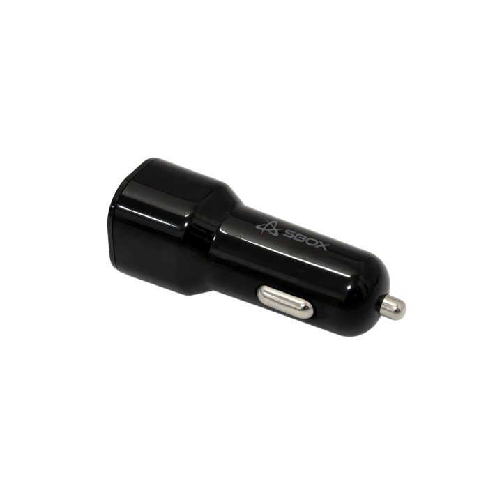 Automobilinis įkroviklis 38W, juodas