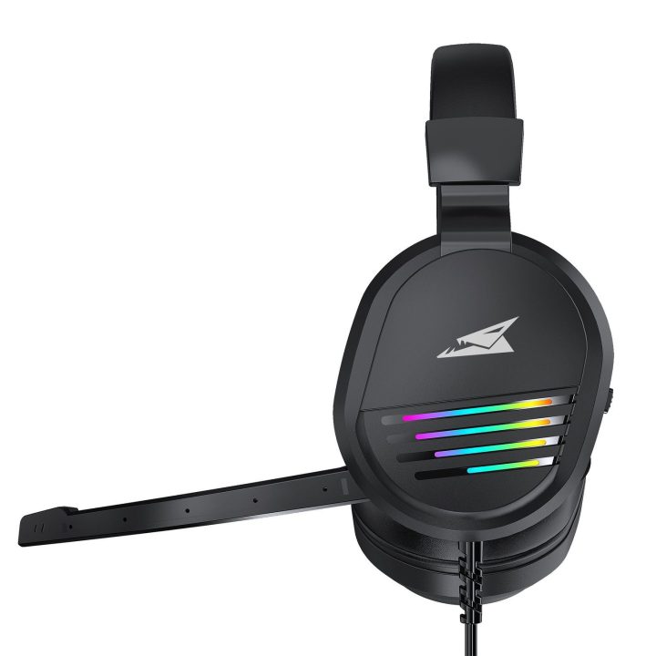 Žaidimų ausinės su mikrofonu Baracuda BGH-011 Pearl Black