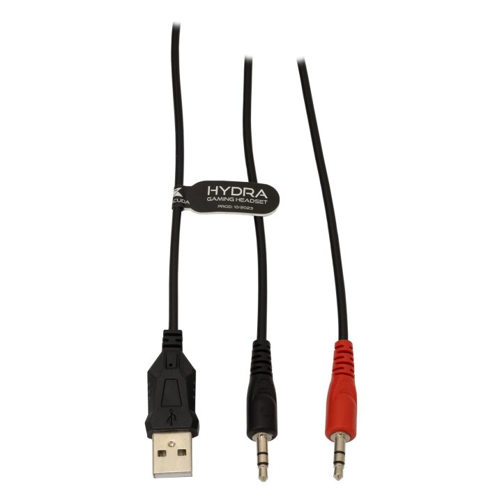 Žaidimų ausinės Baracuda BGH-021 Hydra Black
