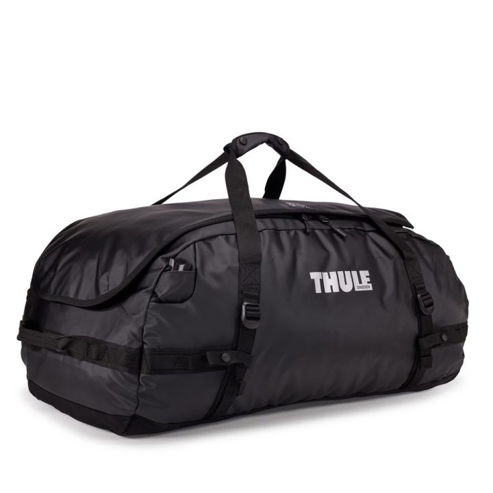 Juodas kelioninis krepšys-kuprinė Thule Chasm Duffel 90L