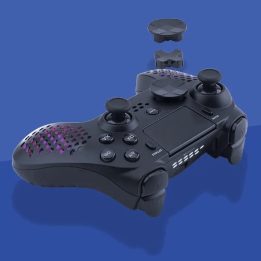 Juodas Subsonic Hexalight Bluetooth žaidimų valdiklis