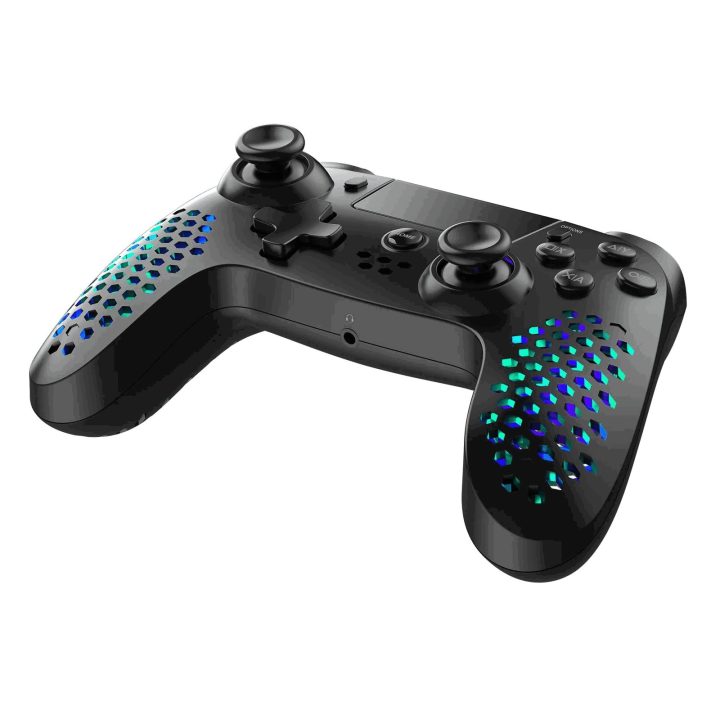 Juodas Subsonic Hexalight Bluetooth žaidimų valdiklis