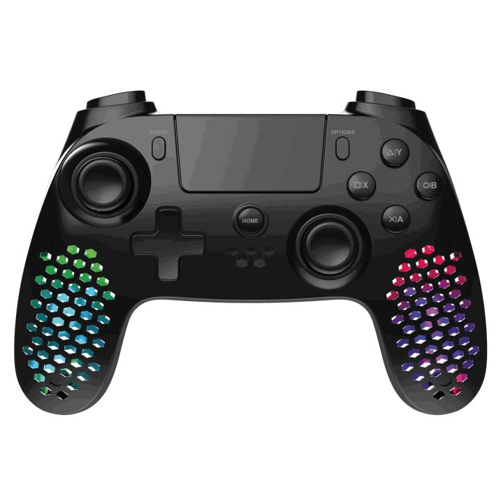Juodas Subsonic Hexalight Bluetooth žaidimų valdiklis