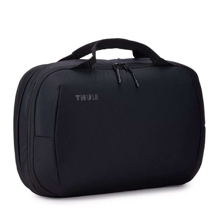 Juodas Thule Subterra 2 Hybrid kelioninis krepšys