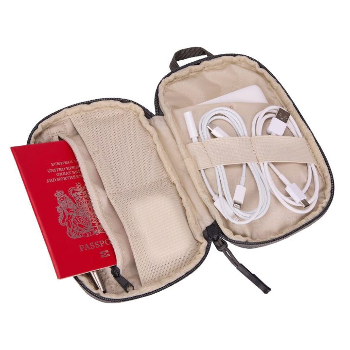 Kabelių dėklas Thule Subterra 2 PowerShuttle Mini, Vetiver Gray