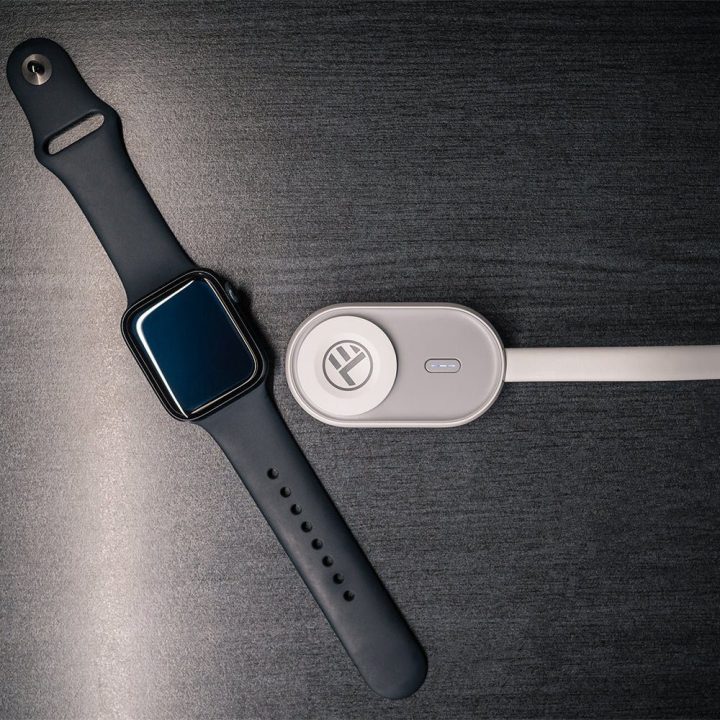 Belaidis „Apple Watch“ įkroviklis su 1200 mAh baterija