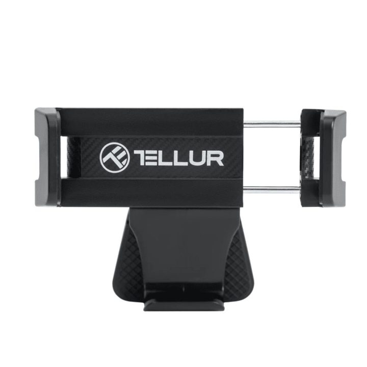 Juodas universalus telefono laikiklis Tellur
