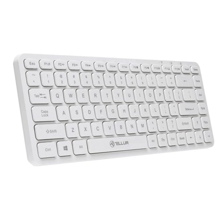 Belaidė klaviatūra Tellur Mini, balta