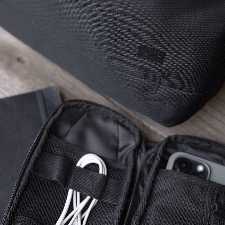 Case Logic Invigo Eco mini aksesuarų dėklas, juodas