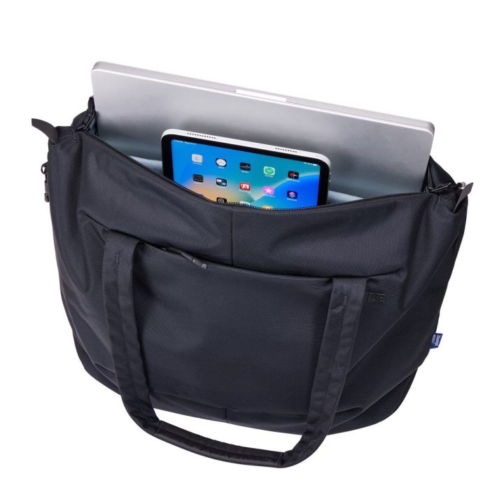 Juodas Thule Subterra 2 tote krepšys