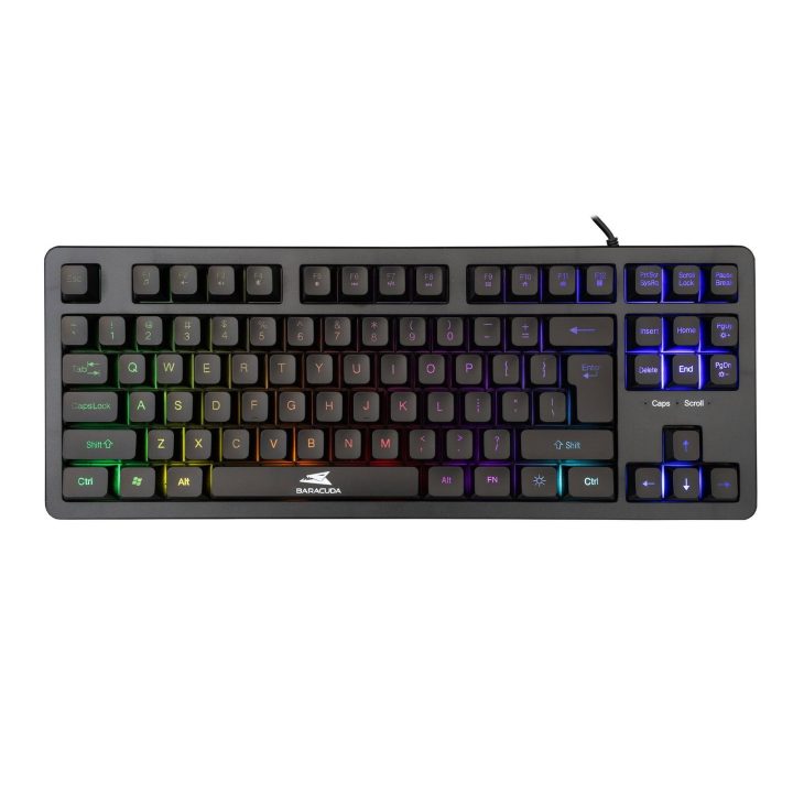 Žaidimų klaviatūra Baracuda Krill Black US