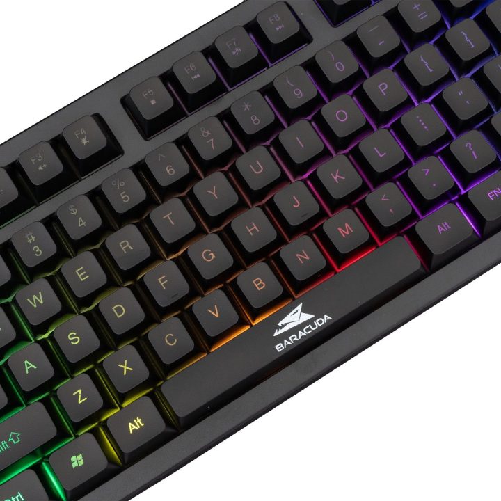 Žaidimų klaviatūra Baracuda Krill Black US
