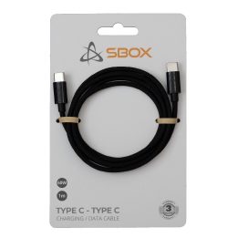 USB-C į USB-C laidas, 1 m, juodas