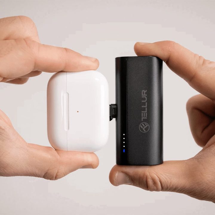 Tellur PD203 5000 mAh išorinė baterija, juoda