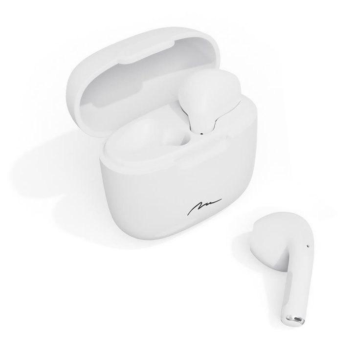 Baltos TWS ausinės su mikrofonu Media-Tech MT3608W R-Phones