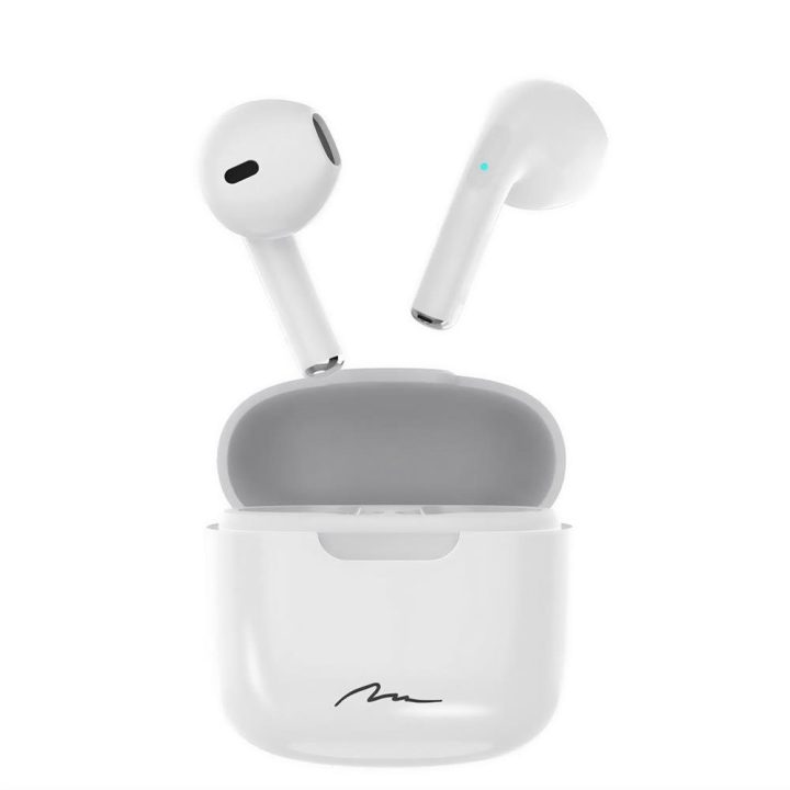 Baltos TWS ausinės su mikrofonu Media-Tech MT3608W R-Phones