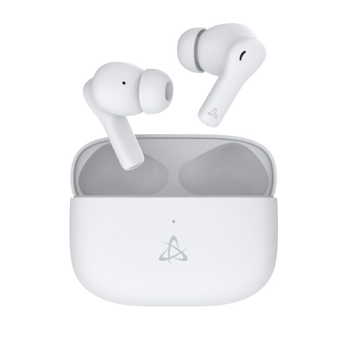Sbox EB-TWS54 White belaidės į ausį įdedamos ausinės su ANC ir ENC