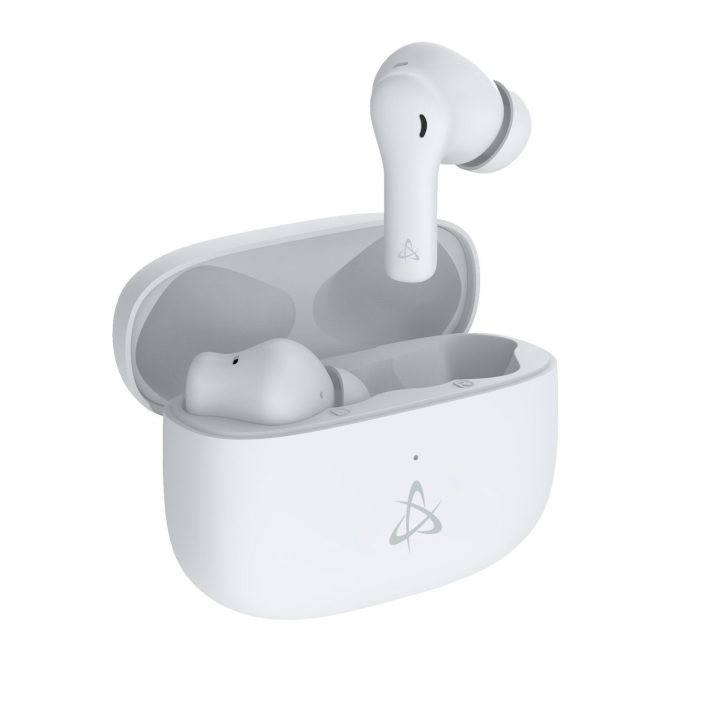 Sbox EB-TWS54 White belaidės į ausį įdedamos ausinės su ANC ir ENC