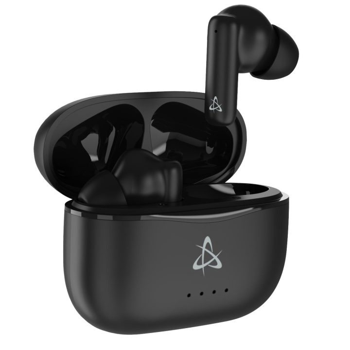 Juodos belaidės ausinės Sbox EB-TWS05