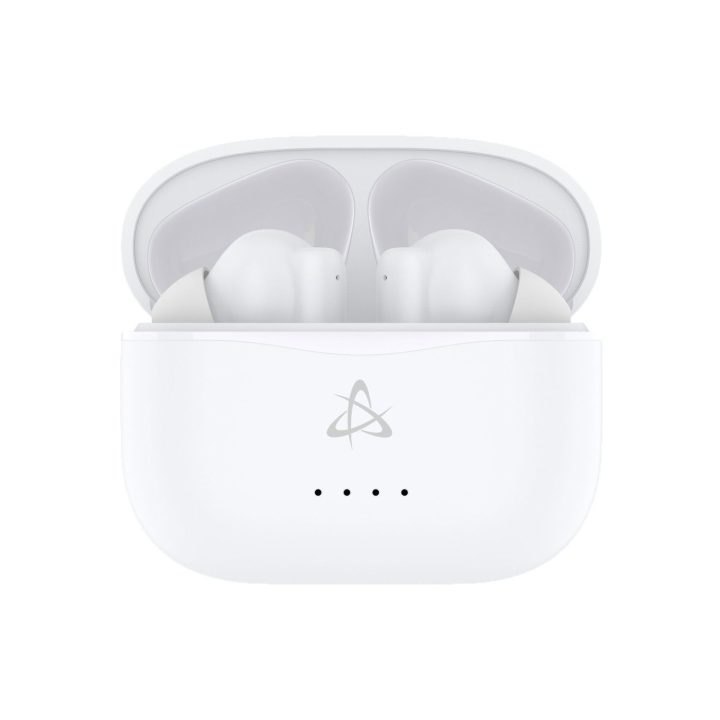 Baltos belaidės į ausį įdedamos ausinės Sbox EB-TWS05