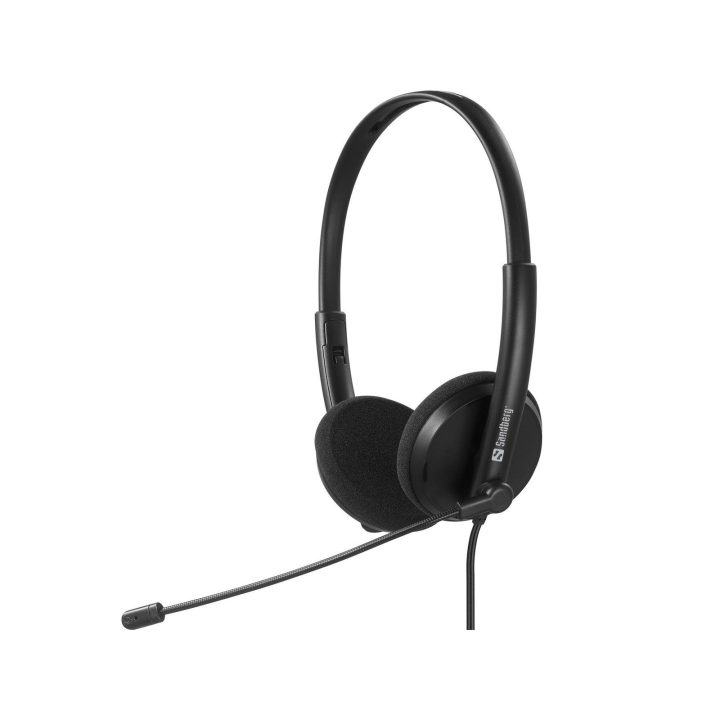 USB-C biuro ausinės su mikrofonu, 2 m
