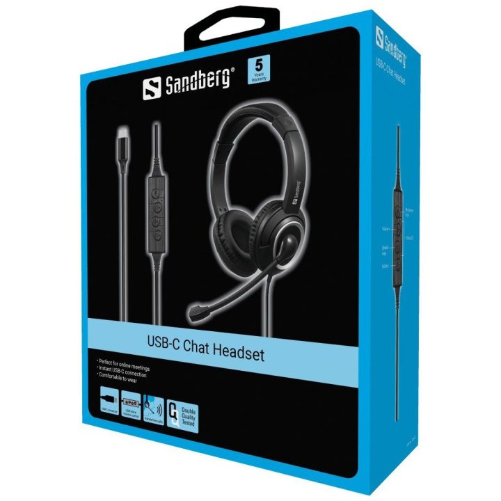 Sandberg USB-C pokalbių ausinės