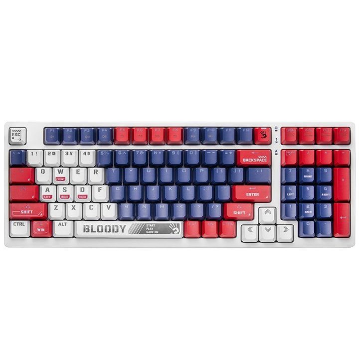 Mechaninė žaidimų klaviatūra A4Tech Bloody S98 USB, Navy