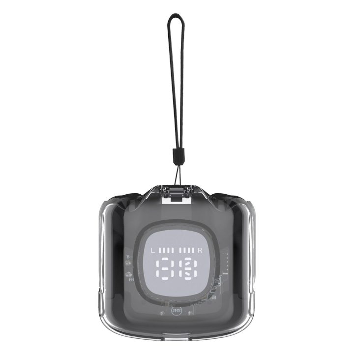 Juodos Bluetooth į ausį dedamos ausinės Sbox EB-TWS148