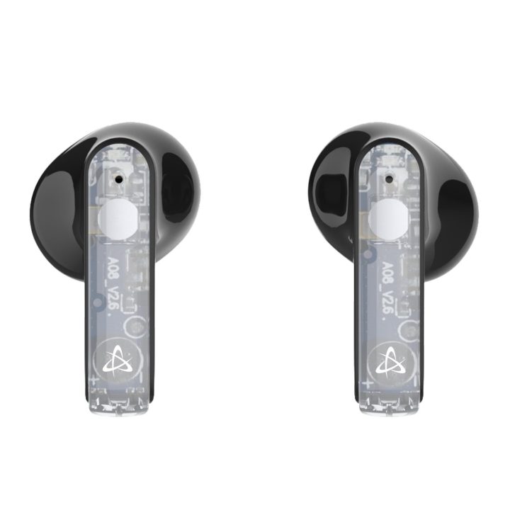 Juodos Bluetooth į ausį dedamos ausinės Sbox EB-TWS148