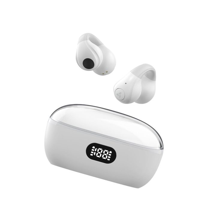 Baltos Bluetooth atviros ausinės Sbox EB-OWS14