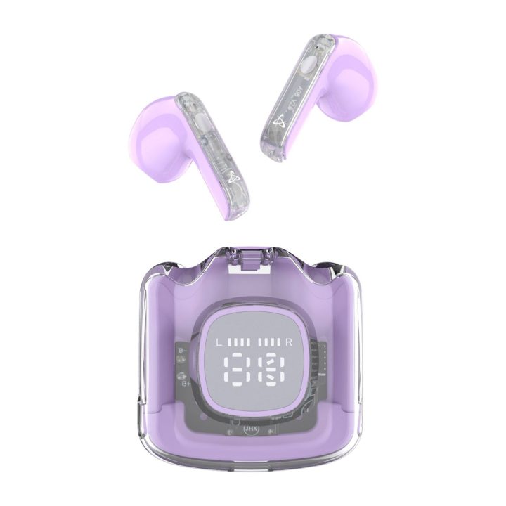 Sbox EB-TWS148 Purple belaidės į ausį įdedamos ausinės