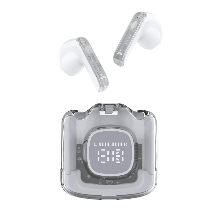 Bluetooth ausinės į ausį Sbox EB-TWS148, baltos