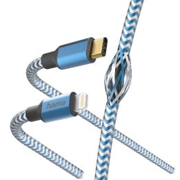 USB-C į Lightning įkrovimo laidas, 1,5 m, mėlynas