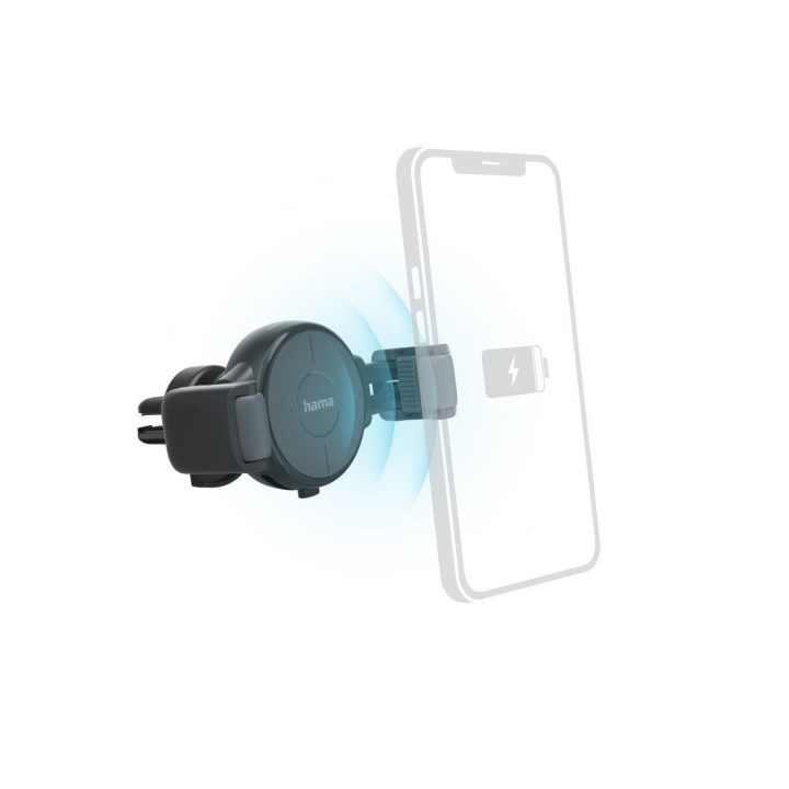 Automobilinis belaidis telefonų įkroviklis 10 W, QI, antracito