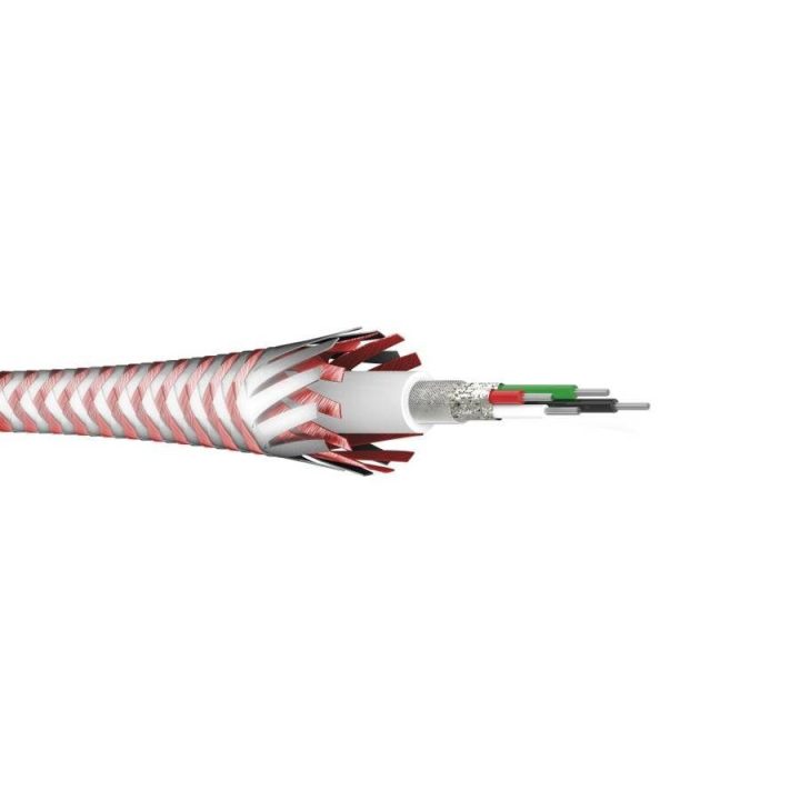 Raudonas USB-C–Lightning įkrovimo ir duomenų kabelis, 1,5 m, MFi