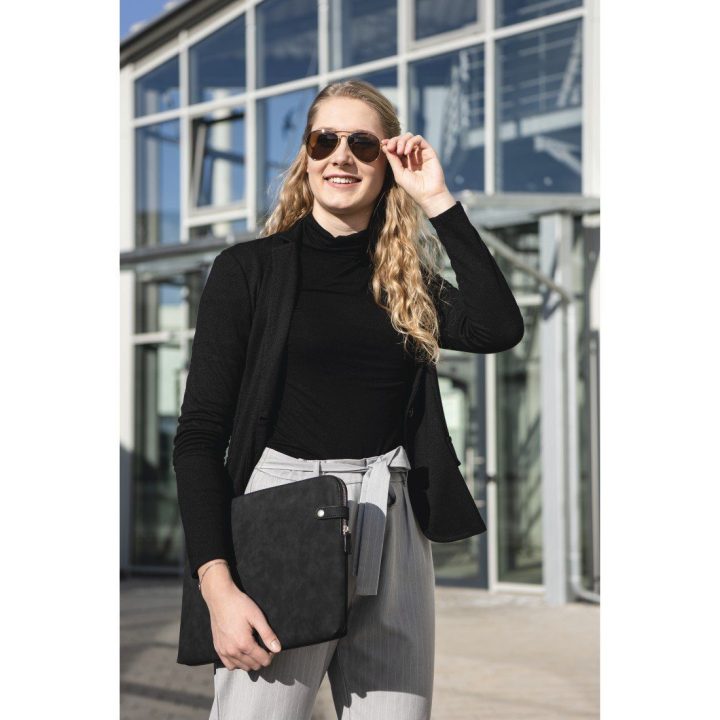 Juodas 15,6 colio nešiojamojo kompiuterio dėklas Hama Classy Sleeve