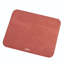Aksominis pelės kilimėlis Hama Velvet, koralų raudonumo