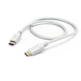 Hama USB-C į USB-C kabelis, 1 m, baltas