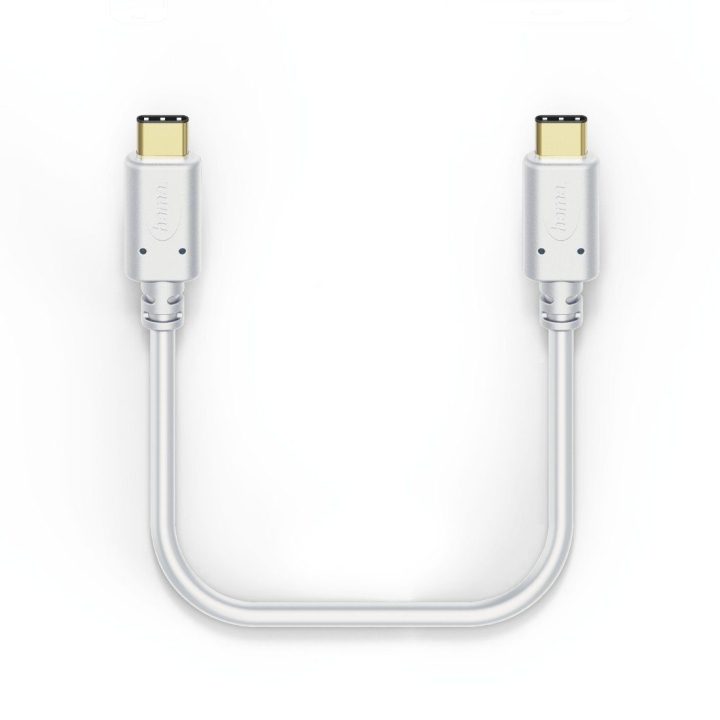 Hama USB-C į USB-C kabelis, 1 m, baltas