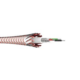 Atspindintis įkrovimo ir duomenų kabelis Micro-USB 1,5 m, raudonas